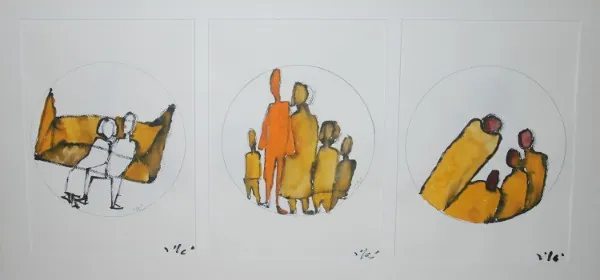 Compositie in geel، 1996–2006